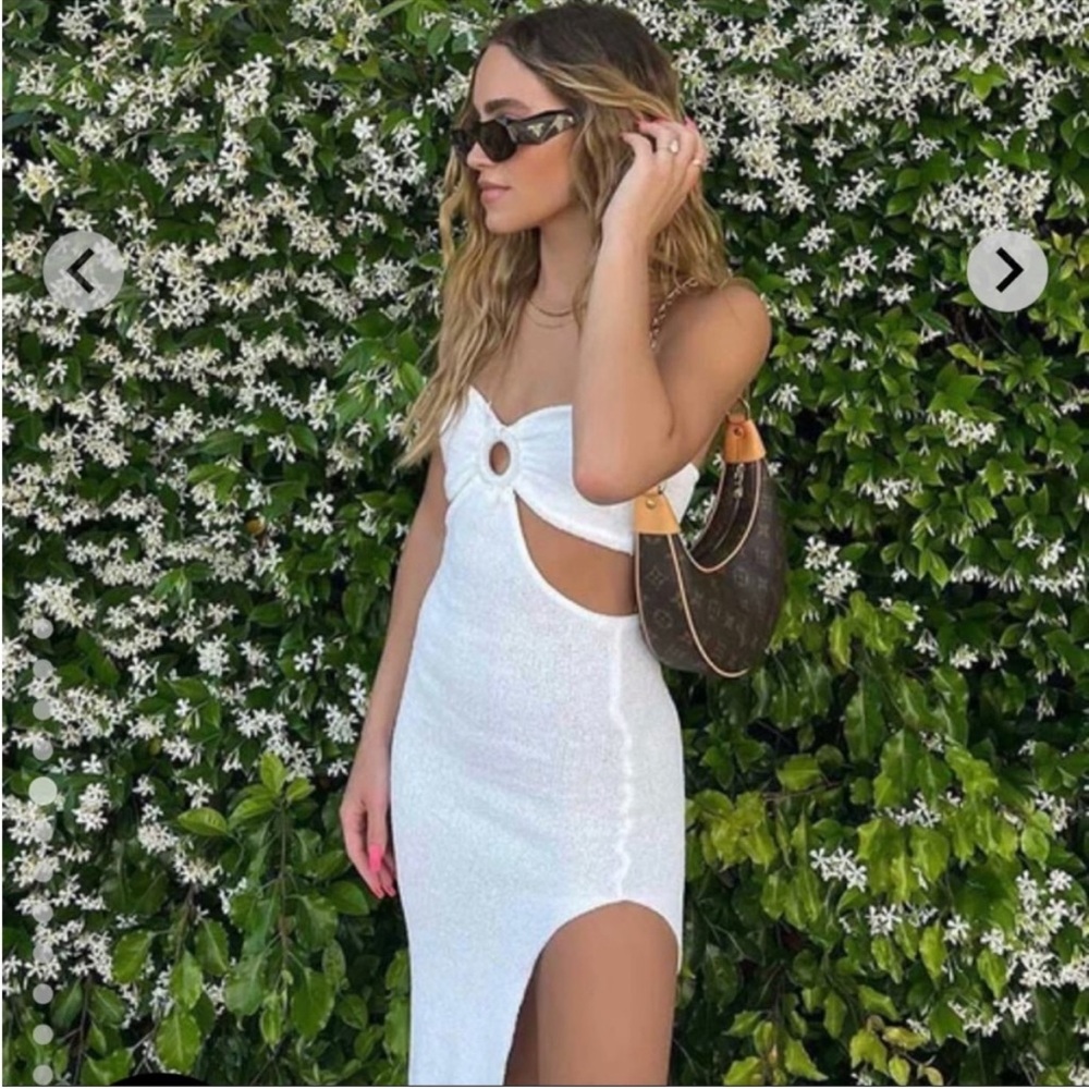 Beginning Boutique White Maxi Dress